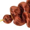 Короткие французские кудрявые синтетические волосы для плетения, Loose Wave,extensions для афро-женщин