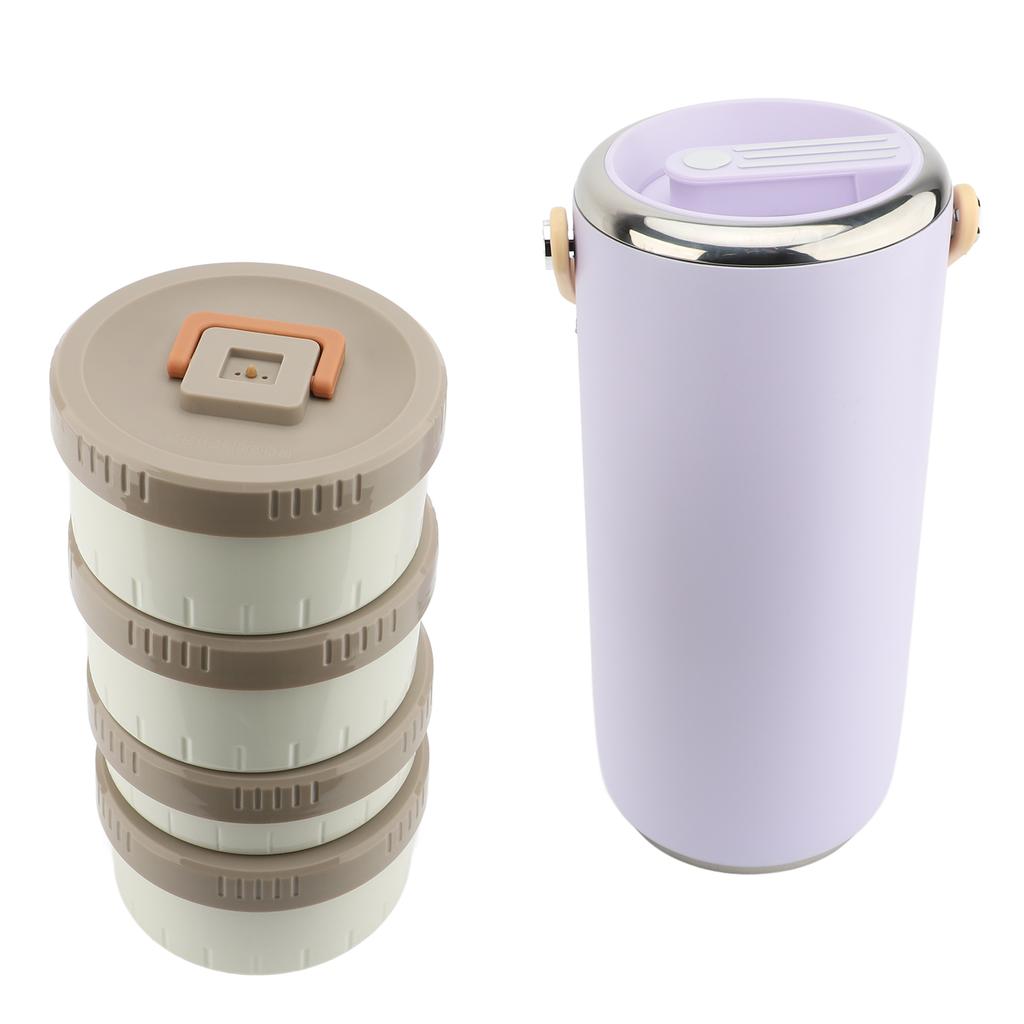 Вакуумная банка для еды 3,4 л из нержавеющей стали с широким горлом, герметичная, портативная, для горячей еды