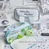 Large Capacity Star Pencil Case Multi Layer Pen Bag New Rabbit Ear Pencil Case  Stationery