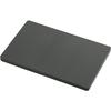 Yoshikawa EA toCO Ita Short Cutting Board, Black, 26cm Wide X 17cm Deep X 1cm High, Made In Japan, AS0014
