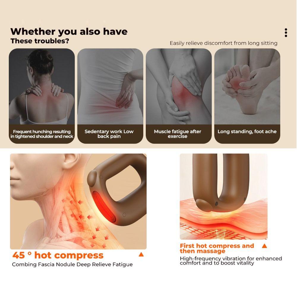 Adjustable Massage Mode Multifunctional Full-Body Fascia Ring Electric Fascia Massager