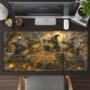 Enchanted Forest Hooded Wizards TCG Playmat 35X60CM Magic Card Battle Mat Non‑Slip Durable Stitched Edge Tabletop Game Playmat