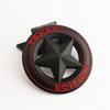 3D Metal TEXAS EDITION Shield Pentagram Star Side Fender Door Emblem Badge Car Stickers For JEEP Wrangler Liberty Grand Cherokee uy1