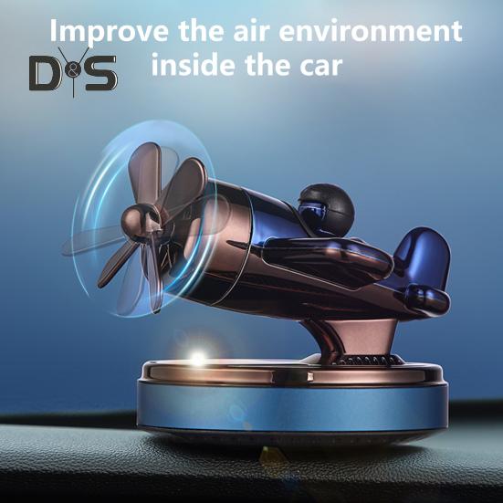 10ml Car Air Freshener Solar Power Fresh Fragrance Helicopter Design Car Dashboard Liquid Air Freshener for Car