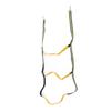 Boat Marine Rope Ladder Boarding Rope Ladder for Inflatable Boat Kayak Motorboat Canoeing Fluorescent Green 3 Stairs