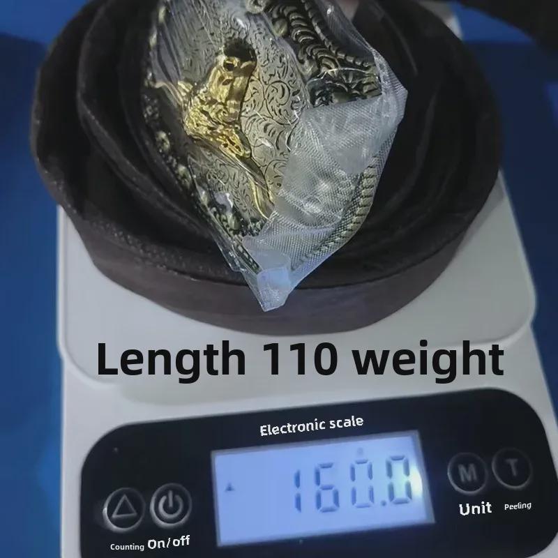 "Western Cowboy Leather Belt - Large Plate Trend, American Street Style, Youth Outerwear Accessory"