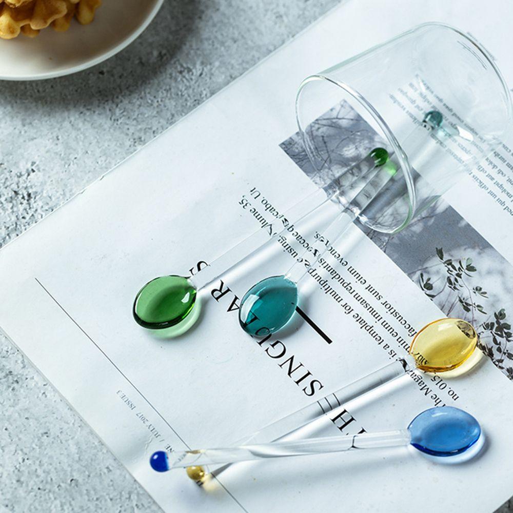 Espresso Glass Transparent Stirring Tool Teaspoon Coffee Scoop Scoop Stirrer