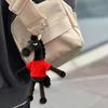 2026 Year of The Horse Plush Keychain Aloof Black Horse Auspicious Ornament Soft Bag Charm for Purse And Backpack Decor