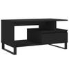 Coffee Table Black 90 x 49 x 45 cm Particleboard