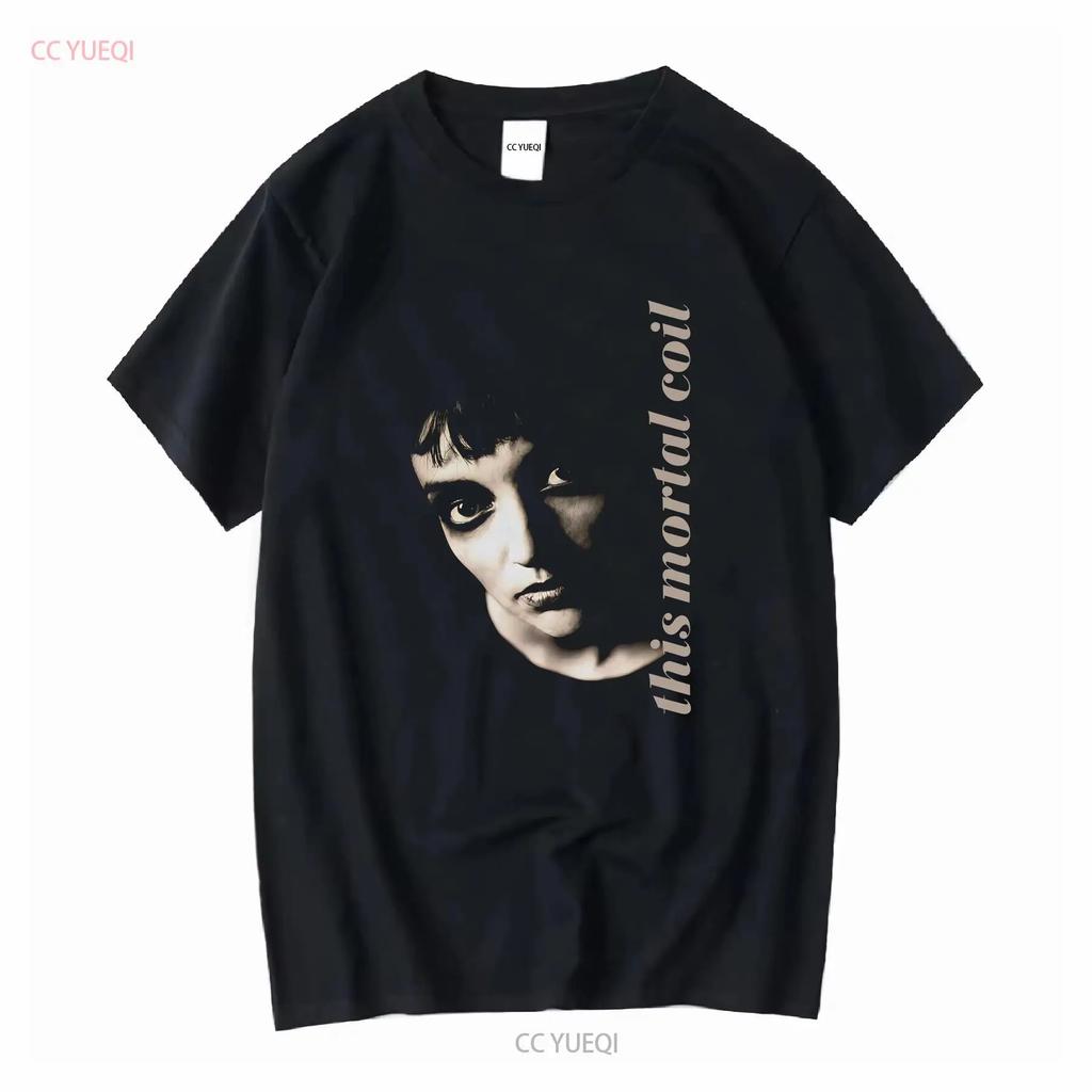 Vtg This Mortal Coil Band For Fans Cotton Black All Size T Shirt HH641 long or short sleeves vintage Washed streetwear Casual