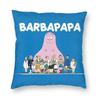 Чехол для подушки Barbapapa Family Love с двусторонним принтом, напольная наволочка с мультяшным ТВ-шоу для гостиной, украшение наволочки