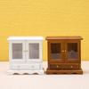 Tiny Storage Cabinet DIY Photo Props 3D Durable 1:12 Dollhouse Scene Decoration Bookcase Micro Landscape Furniture