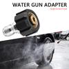 Metal Car Wash Lance Connector 1/4 3/8 QD Male To M22 14mm 15mm Female Connector Adapter for Pressure Washer