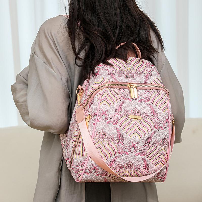 Рюкзак из искусственной кожи, женский рюкзак большой емкости, дорожная сумка