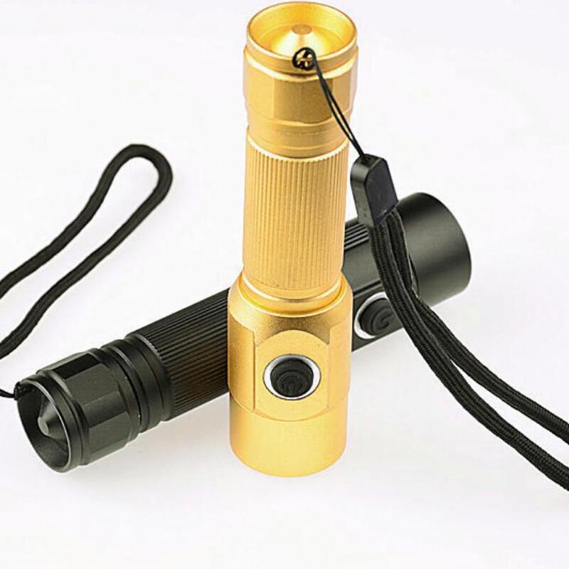 Portable Rechargeable LED Flashlight