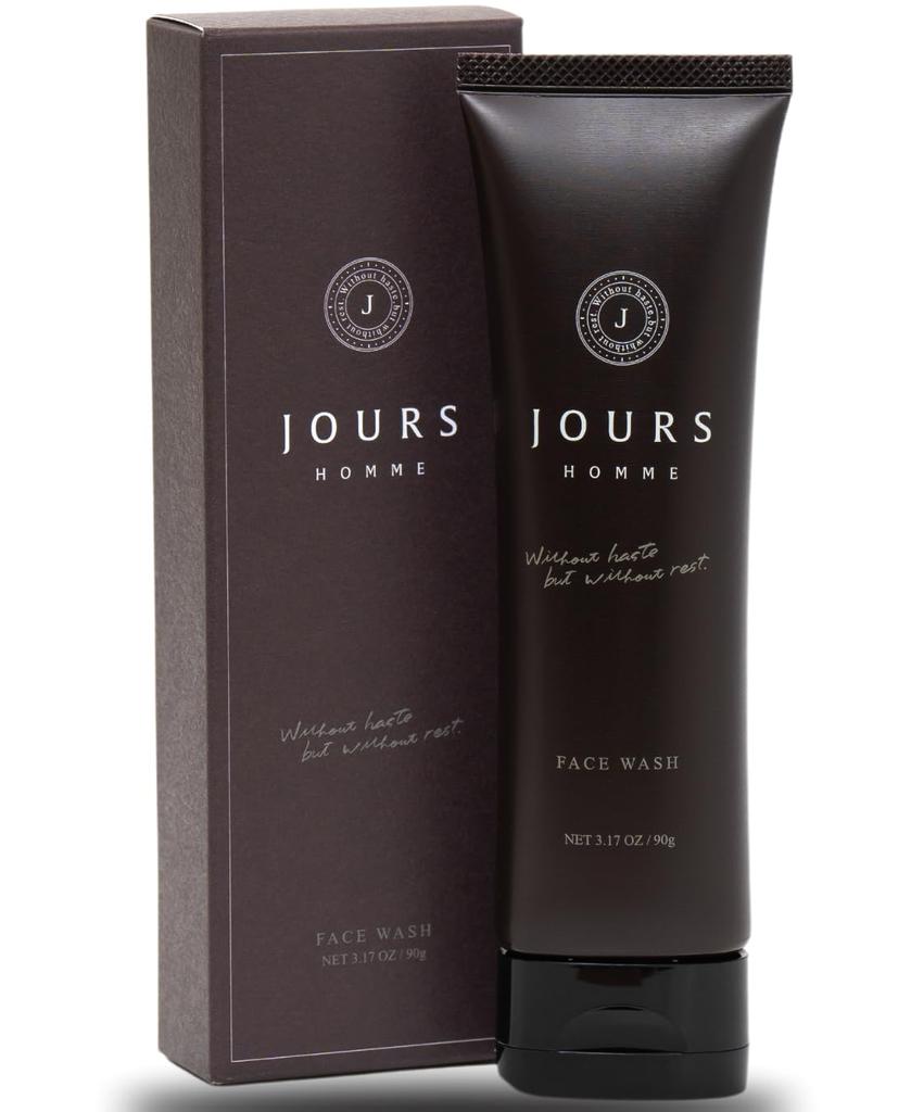 JOURS HOMME очищение лица плотная жирная глина старение кожи натуральный аромат для взрослых Мужская пена, пена, кожа, поры, очищение, не стягивающий уход, кожа,