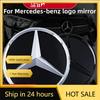 C200 E200 Для Mercedes Benz Для Mercedes-Benz W164 ML-класс До 2013 года 185 мм 3D ABS логотип Звезда передней решетки значок зеркало