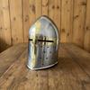 New Sugerloaf Helmet with free wooden stand , Crusader Helmet