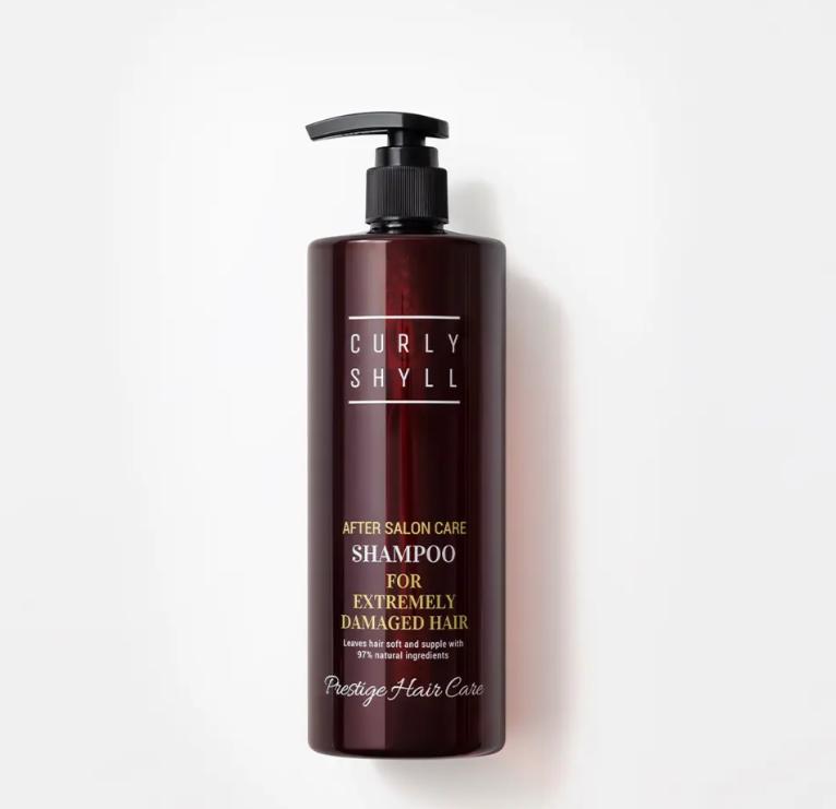 CURLYSHYLL After Salon Care Shampoo 500ml Professional Repair Shampoo for Damaged Hair