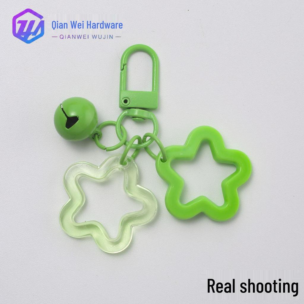Acrylic Pentagram Keychain & DIY Doll Hanging Set