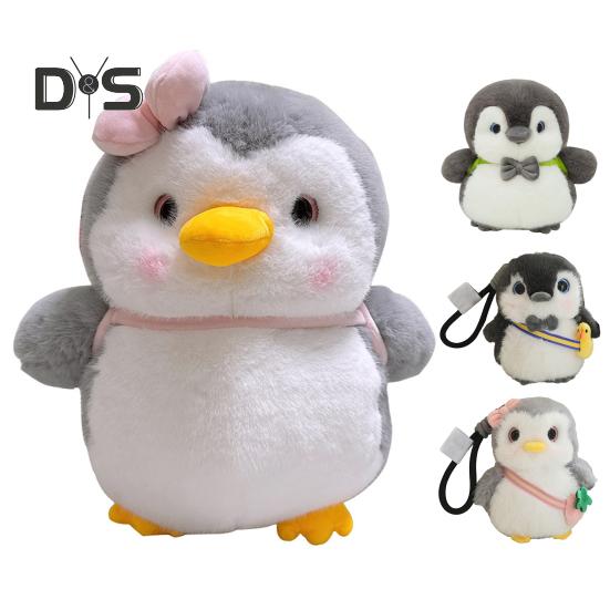 Плюшевая кукла пингвин для девочек и мальчиков, мягкая игрушка, очаровательный плюшевый пингвин, декоративные рождественские подарки