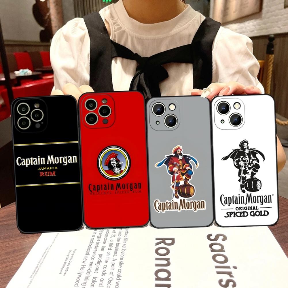 Роскошный чехол для телефона C_Captain Morgan с ромом Для iPhone 17 Air 15 Pro Max 14 Pro 16 Plus 12 13 11 Xr X Xs 8 7 Plus Задняя крышка