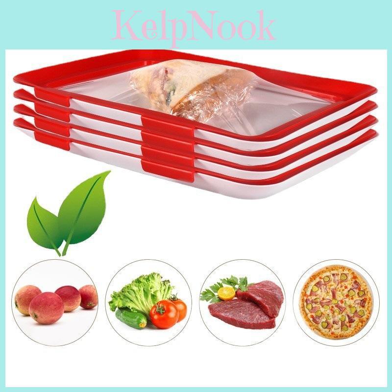 Вакуумный контейнер для хранения продуктов с герметичной крышкой для организации холодильника