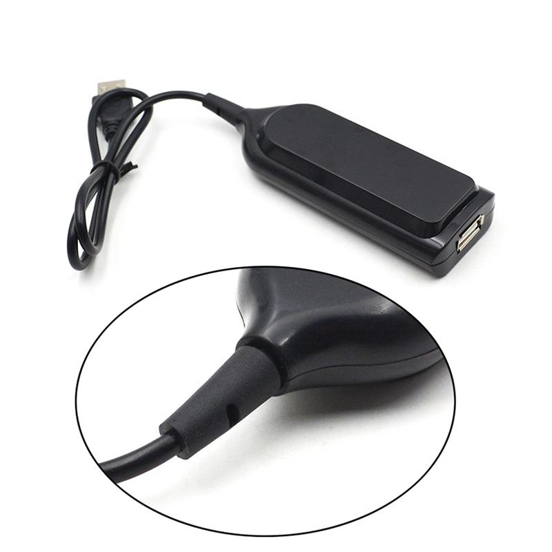 4-port USB2.0 Splitter Black