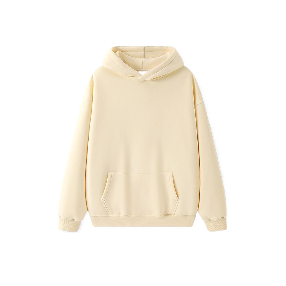 Осенне-зимняя флисовая толстовка с капюшоном для мужчин, американская модная брендовая толстовка свободного кроя, сохраняющая тепло и комфорт