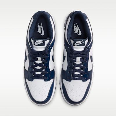 Nike Dunk Low Белый Полуночно-синий
