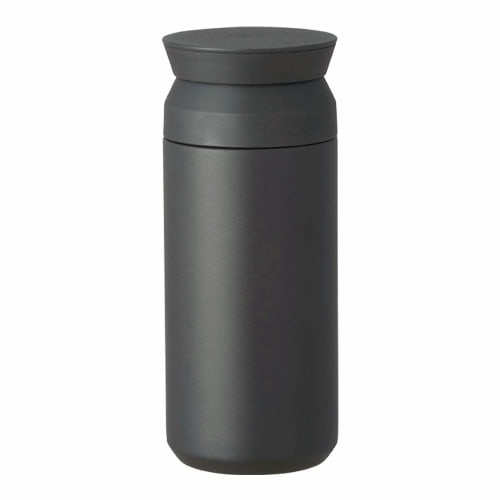 KINTO Travel Tumbler, 350ml, Black, Double-Layer Vacuum Wall, Insulates Hot and Cold Drinks, 20936