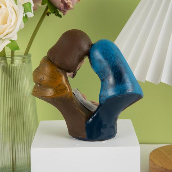 Статуэтка Святого Семейства Рождество Адвент Статуэтка из смолы Иосиф Дева Мария Иисус Рождение Иисуса Скульптура