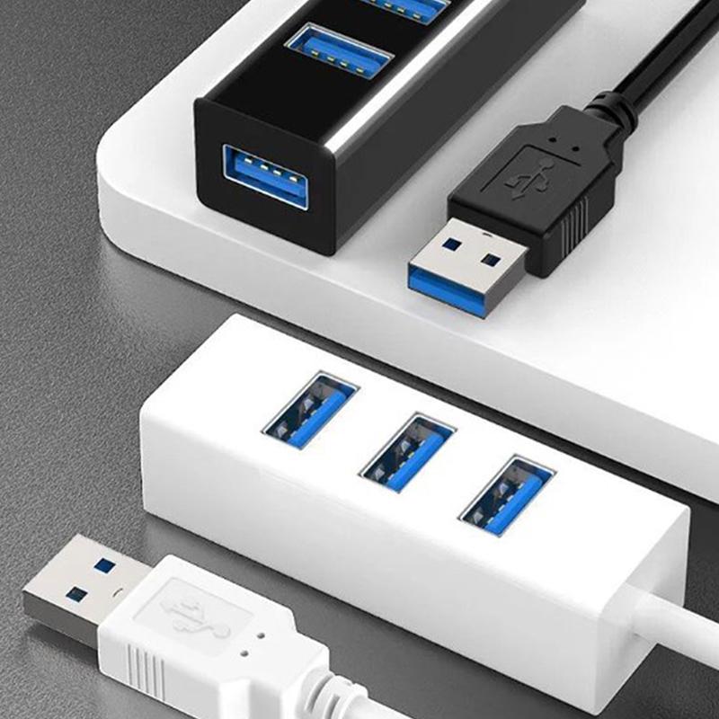 USB-хаб Мульти USB-разветвитель Хаб Использовать адаптер питания 4 порта Множественный расширитель