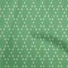 Cotton Flex Green Fabric Argyle Sewing Material Print Fabric By The Yard 40 Inch