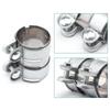 Exhaust Clamp 45Mm 50Mm 55Mm 60Mm 65Mm Exhaust Tube Pipe Connector Joiner Sleeve Clamp Adjustable Tip