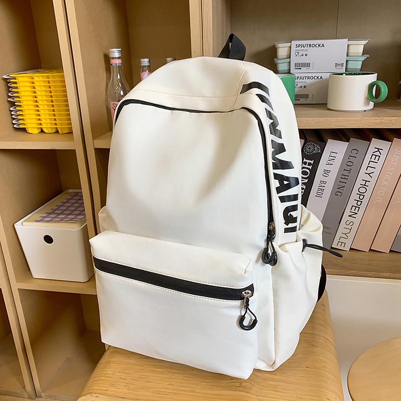 Студенческий школьный рюкзак Женский однотонный рюкзак Кампус Рюкзак с надписью