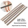 10 Pcs Dental Diamond Polishing Stick Strip Diamond Sanding Surface with Single/Double Faces of Polishing Teeth Whitening Material