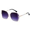 Irregular Large Frame Sunglasses Women'S High-End Nylon Sunglasses Women'S Tide Windproof Glasses