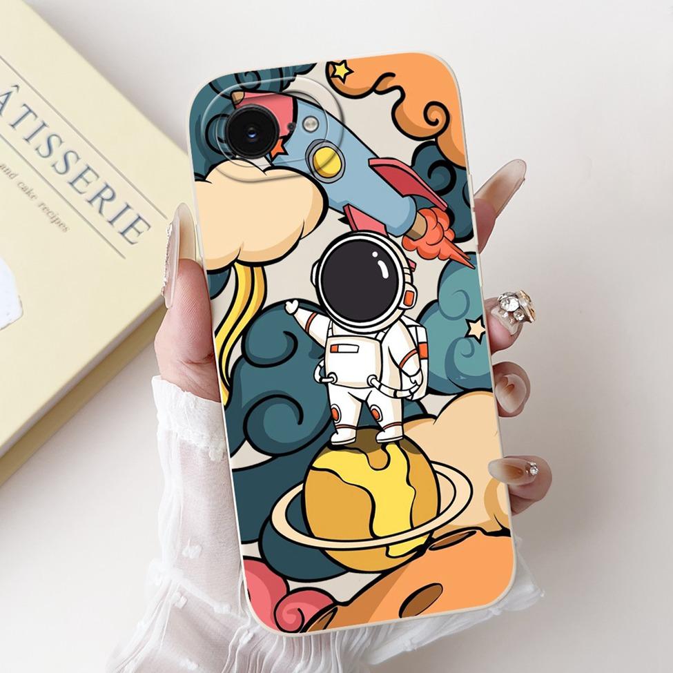 Чехол For iPhone 16e A3212 A3409 A3410 A3408 Задняя крышка For iPhone 16e Чехол Силикон Мода Роскошный Милый Мультяшный Крутой Мальчики Девочки
