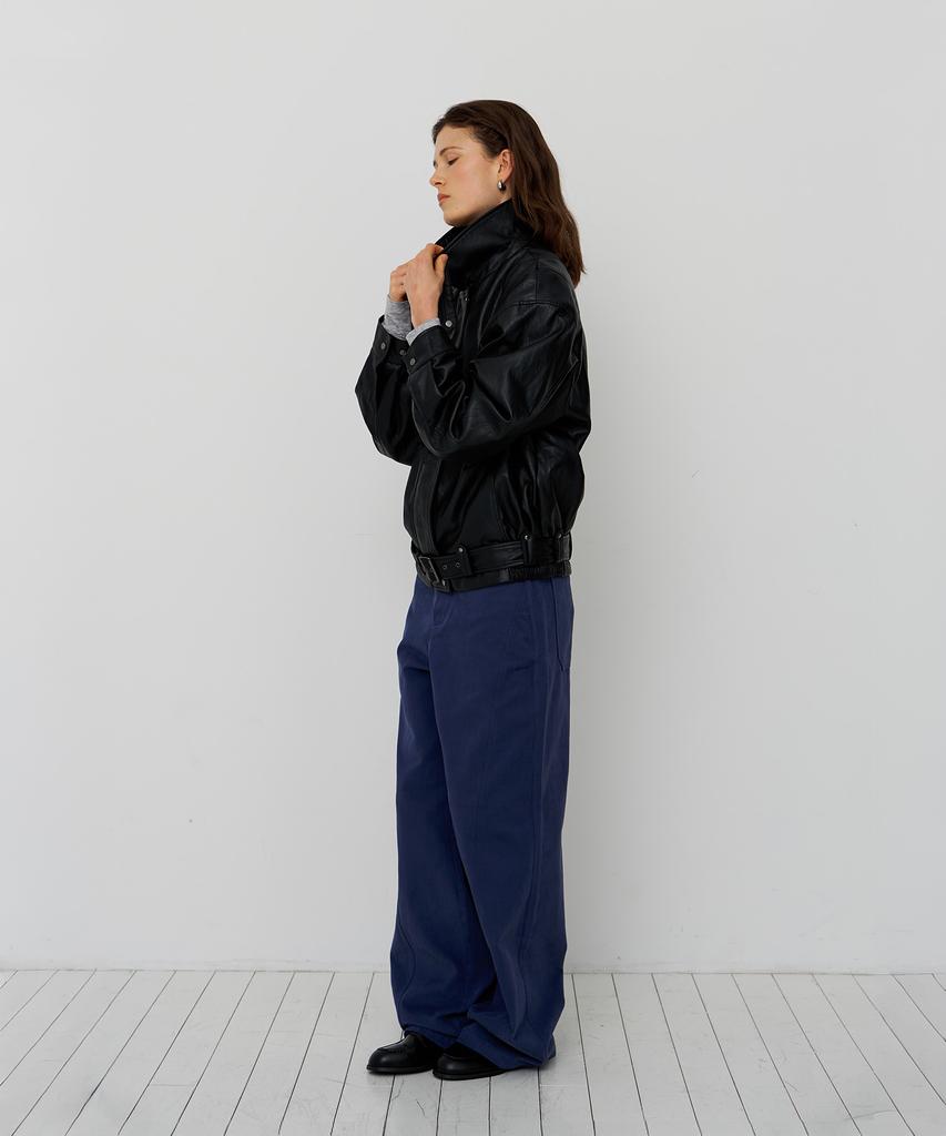 SELEVER Rove Belt Leather Jacket_3 Color