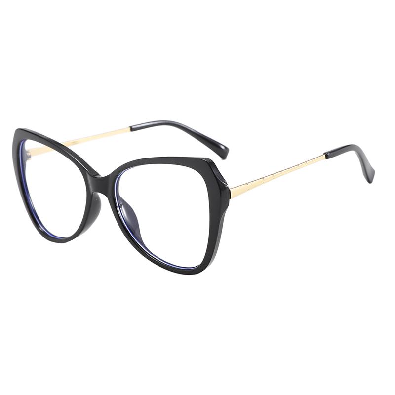 Anti-blue Light Glasses Metal Cat Eye Eyewear Women Men Exquisite Sweet Eyeglasses Blue Light Blocking Man Lady Computer Eyeglas