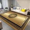 Golden Decor Carpet for Living Room Luxury Hotel Hall Sofa Area Non-slip Floor Mat Home Bedroom Cloakroom Doorway Decoration Rug