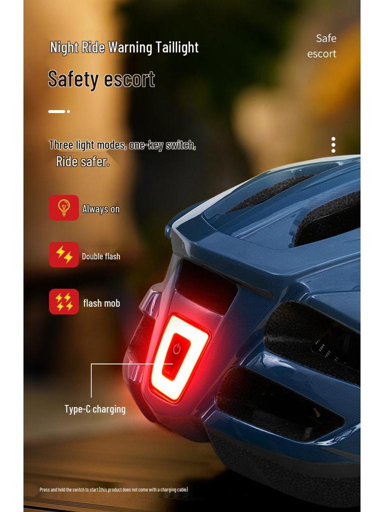 Взрослый велосипедный шлем с задним фонарем – Регулируемый шлем для шоссейного велосипеда для мужчин и женщин