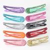 100pcs/lot Children Barrettes Bobby Pin Glitter Hair Clips Girls' Hair Accessories 48MM Hairpins Claw Clips For Women