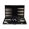 Board Game - Engelhart - Large Wooden Backgammon Game with Imitation Leather Finishes