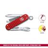 Victorinox Классический драгоценный нож ALOX Collection Iconic Red Multifunction Knife с ножницами для кемпинга и плоской отверткой, оснащенной гвоздем