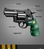 ZP5 Toy Pistol: Revolver-Style Soft Bullet Gun for Kids, EVA Foam Simulated Training Model