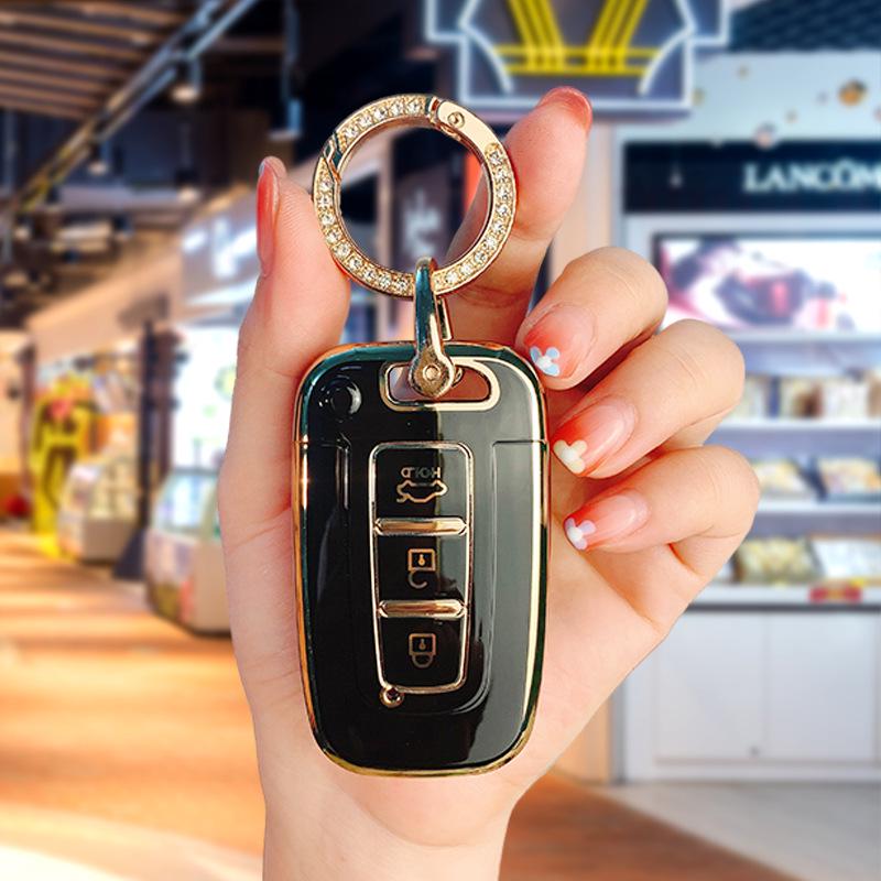 Чехол для ключа Hyundai ix35, Sonata 8, Elantra & Kia Sportage, K5/K3/K2 - Крышка корпуса пульта автомобиля