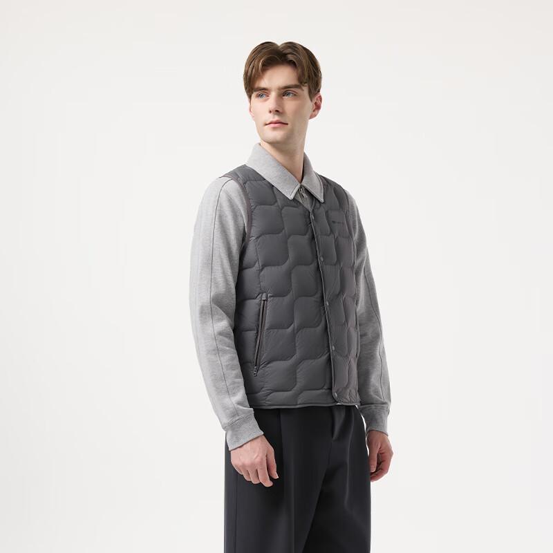 Tanboer Men's Autumn/Winter Collarless Down Vest TA5330105A
