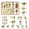 Кукла Building Block Военные аксессуары Нет. 1-5 Золотая часть оружия